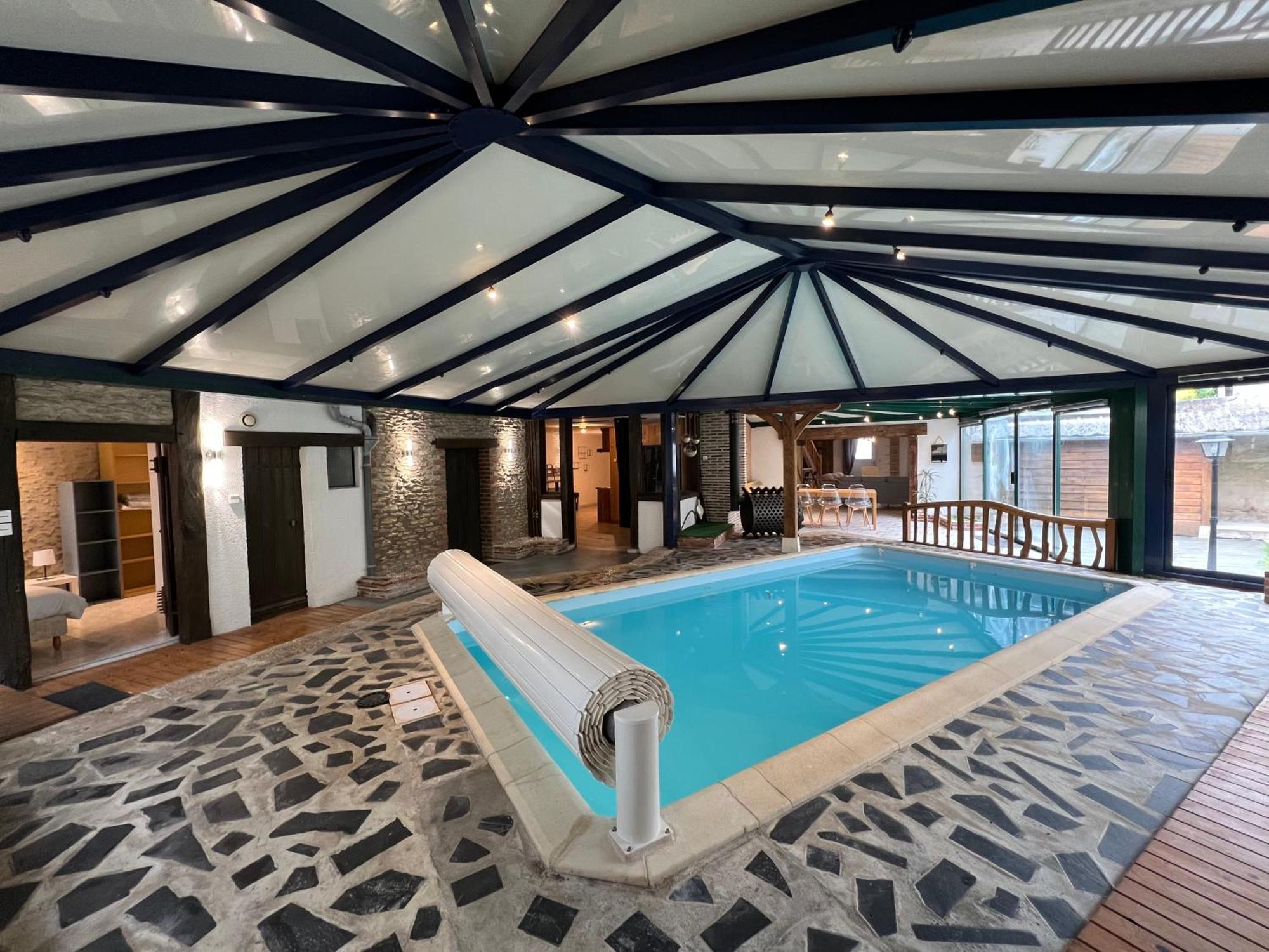 Rigolet Maison En Ville Avec Piscine Interieure Le Controis-en-Sologne Exterior foto