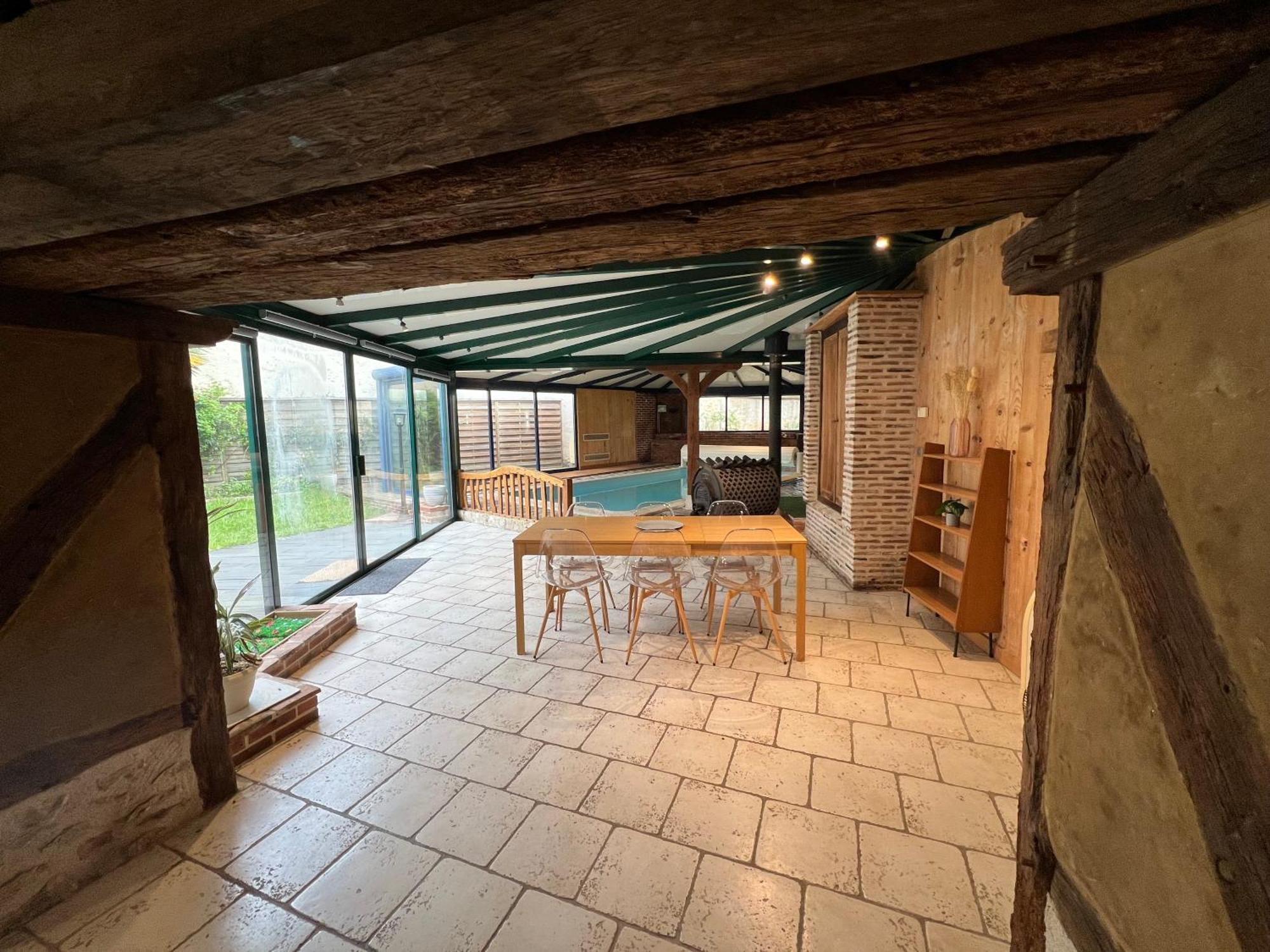 Rigolet Maison En Ville Avec Piscine Interieure Le Controis-en-Sologne Exterior foto